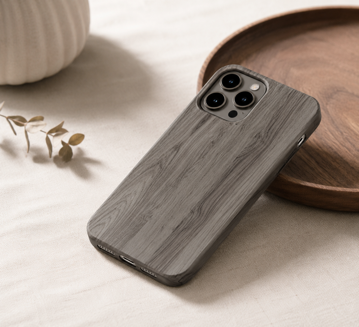 Etui na telefon Walnut