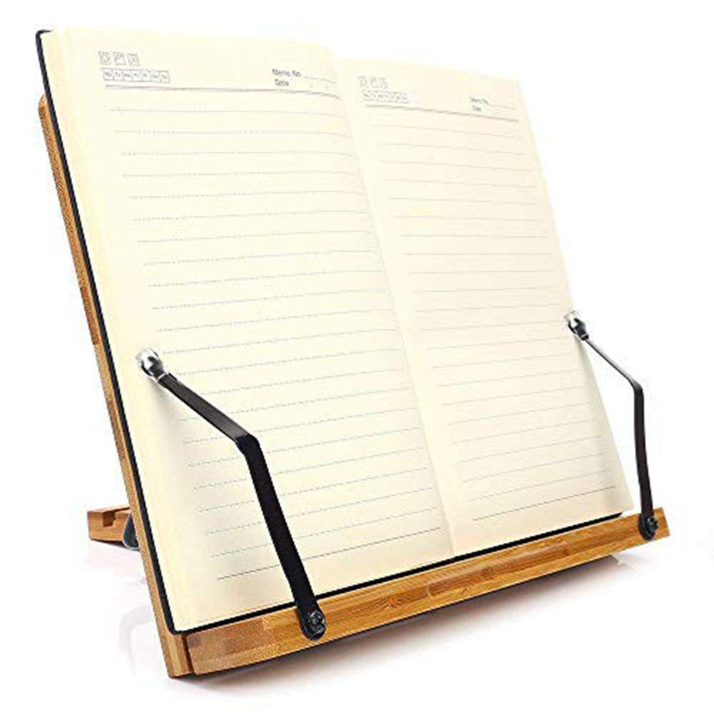 Bambook – Regulowany stojak do czytania z bambusa