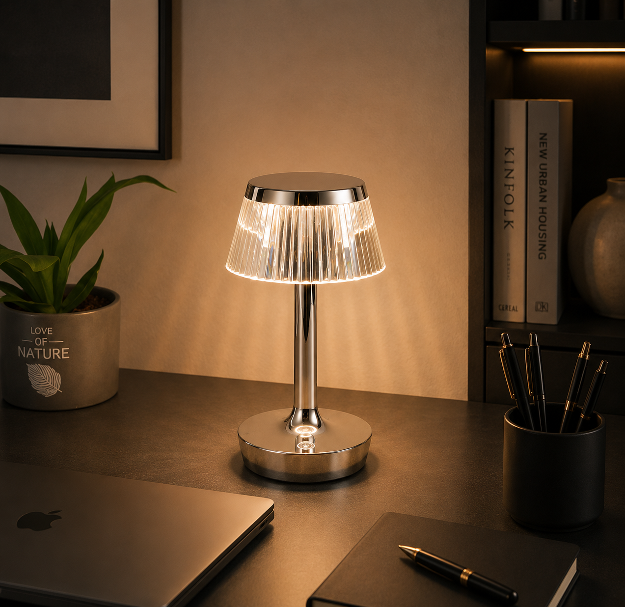 Krystal mushroom lamp