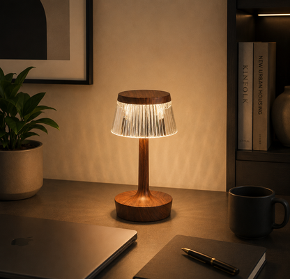 Krystal mushroom lamp
