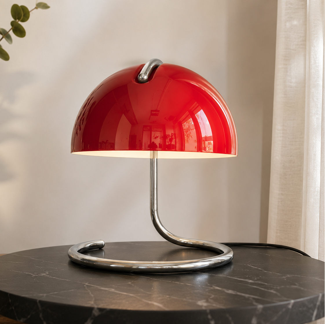 Nordvior Retro – metal nightstand lamp