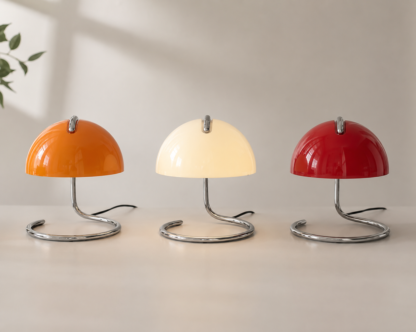 Nordvior Retro – metal nightstand lamp