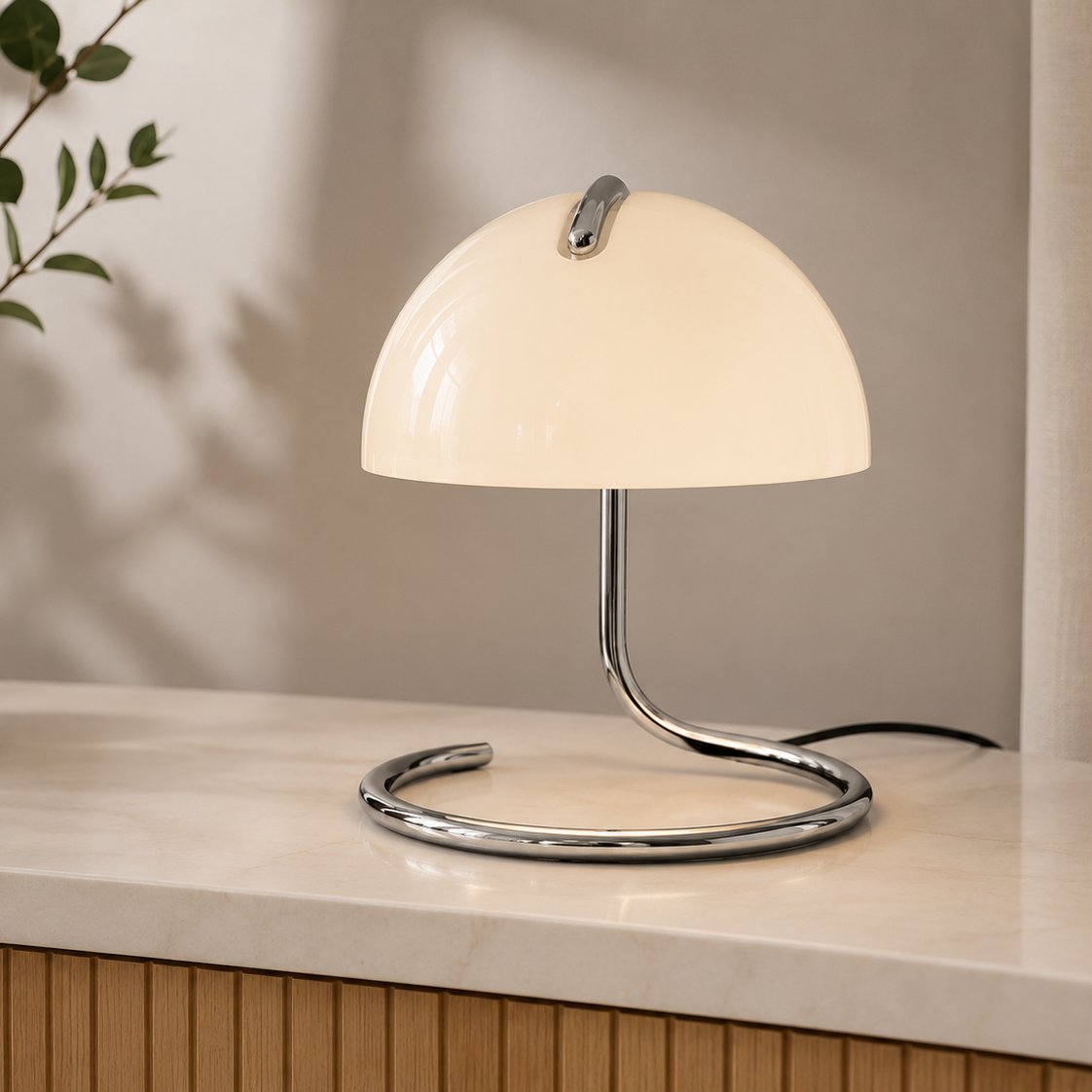 Nordvior Retro – metal nightstand lamp