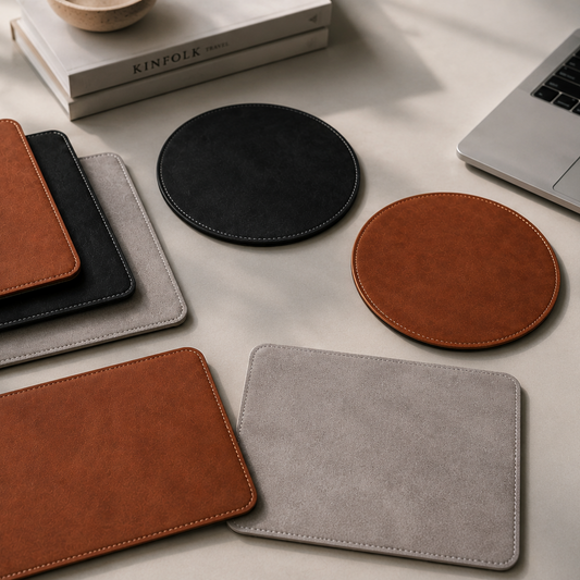 Leather mouse pad