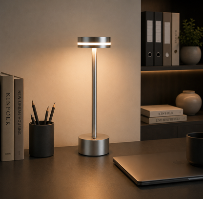 LED lamp with USB-C charging