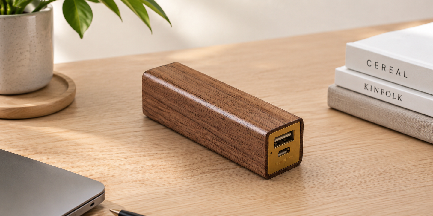 Walnut power bank