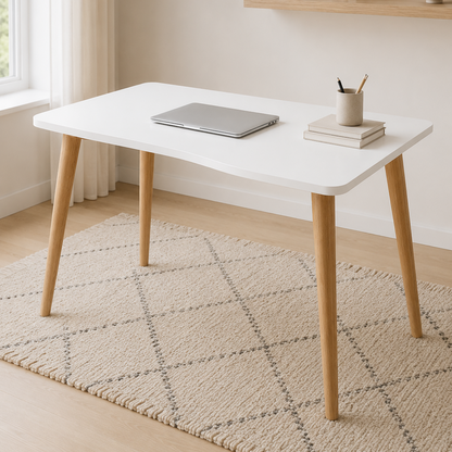 Compact Nordic desk