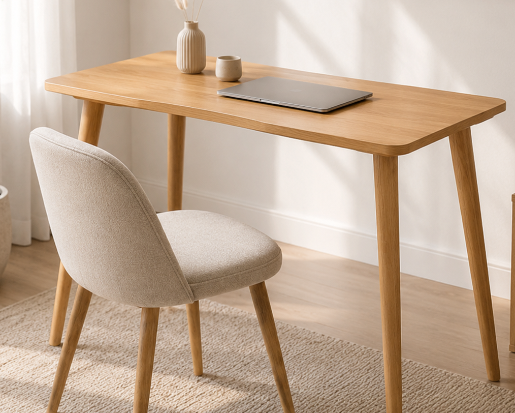 Compact Nordic desk