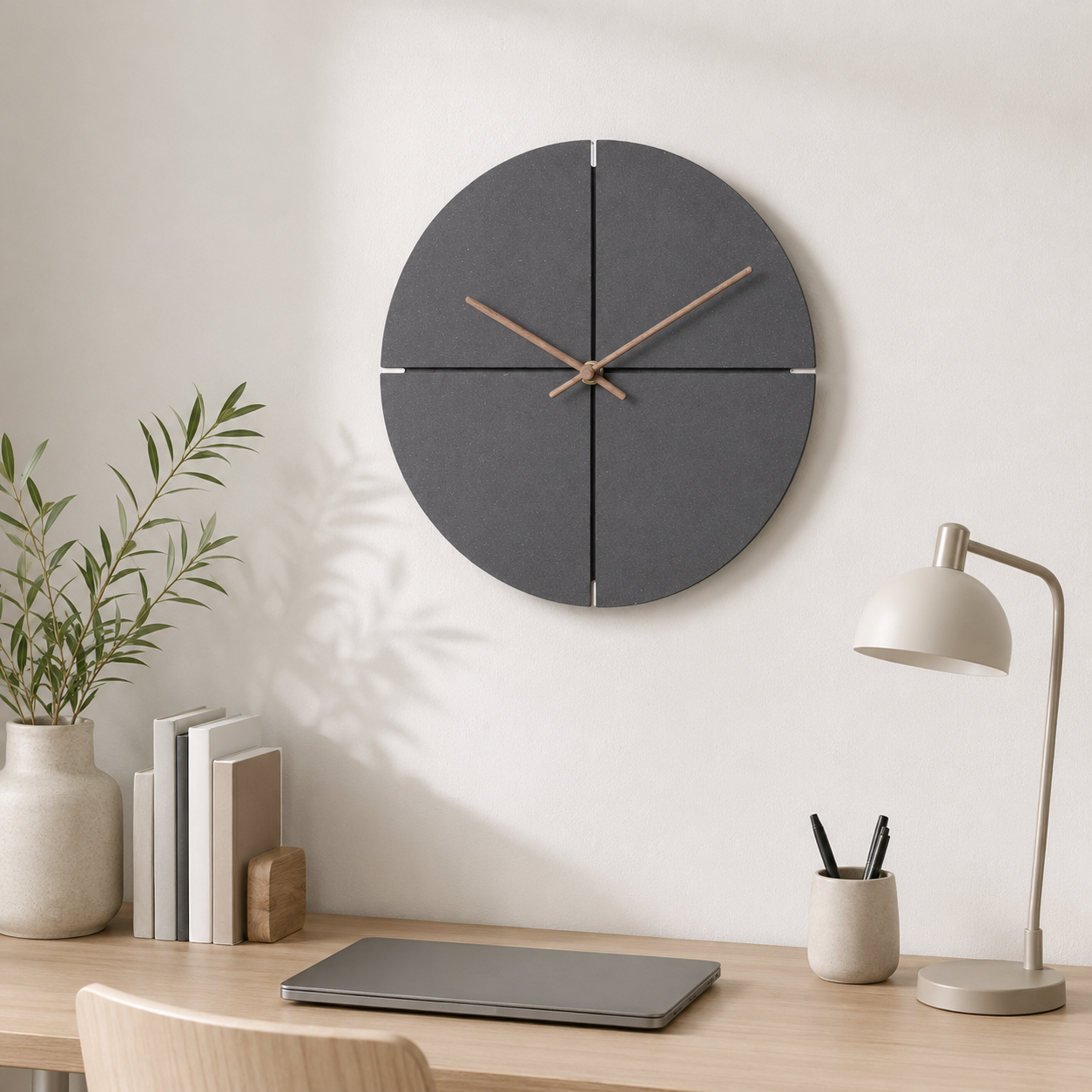 Scandinavian MDF Wall Clock