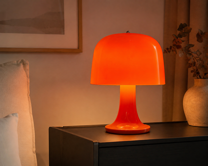 Orange Scandinavian Style Table Lamp