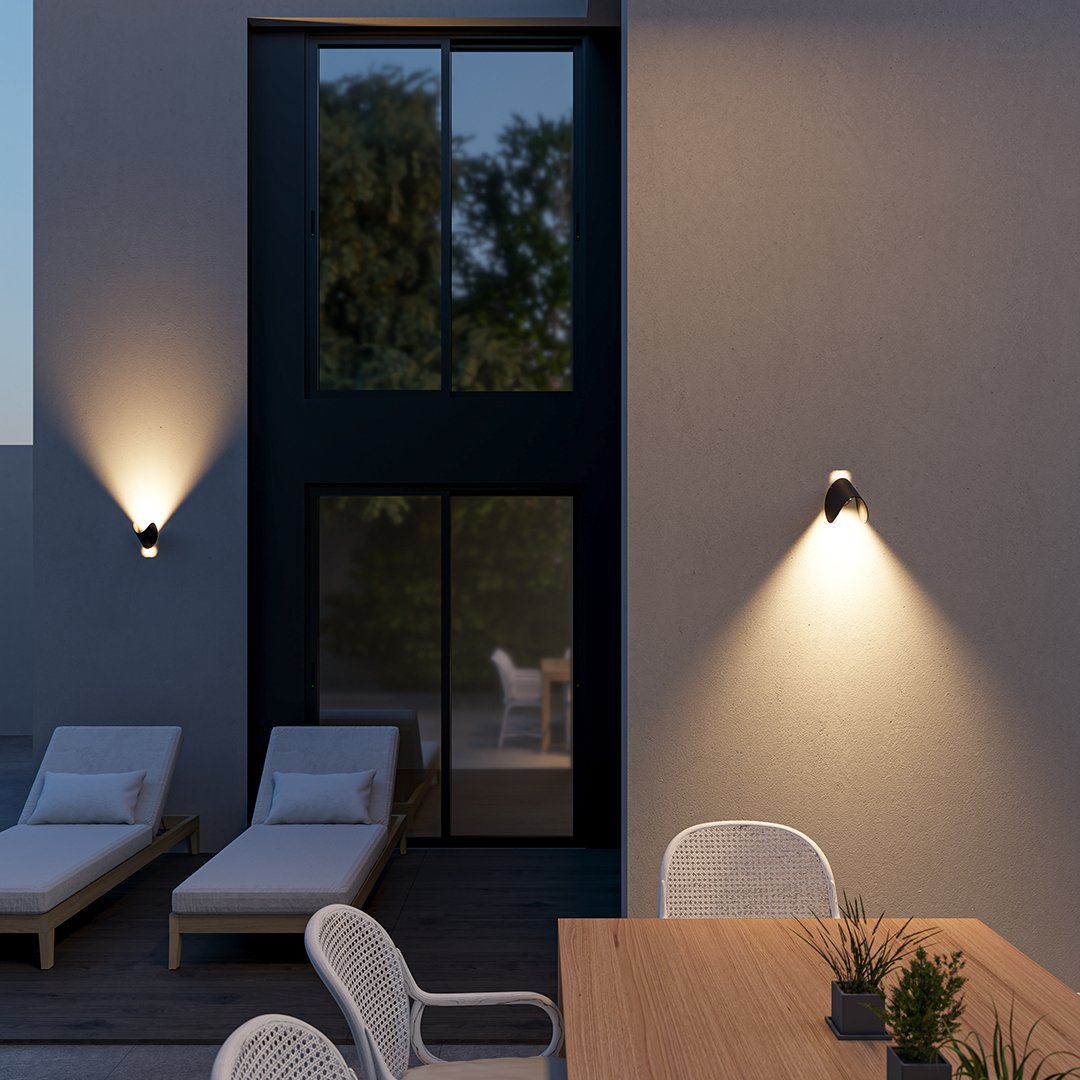 Leif – obrotowy kinkiet LED IP65