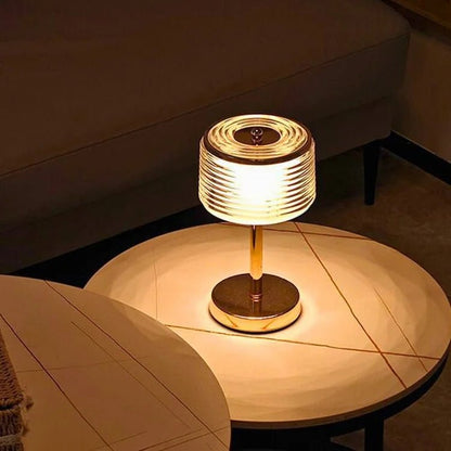 Gold LED Ring Table Lamp