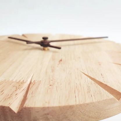 Wooden pendulum wall clock