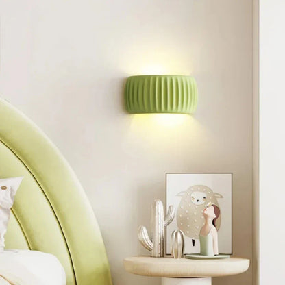 Ceramic LED wall light - modern decorative lighting with a soft glow