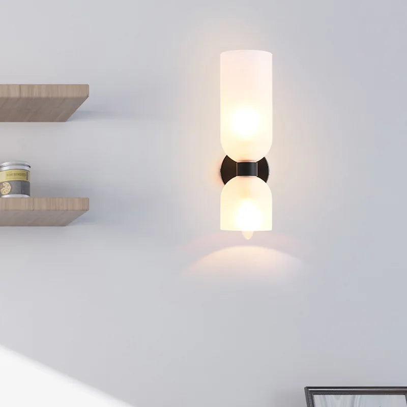 Aurum Smoke wall light with double illumination