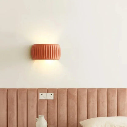Ceramic LED wall light - modern decorative lighting with a soft glow