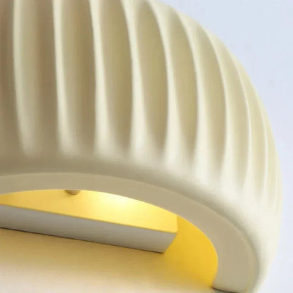 Ceramic LED wall light - modern decorative lighting with a soft glow