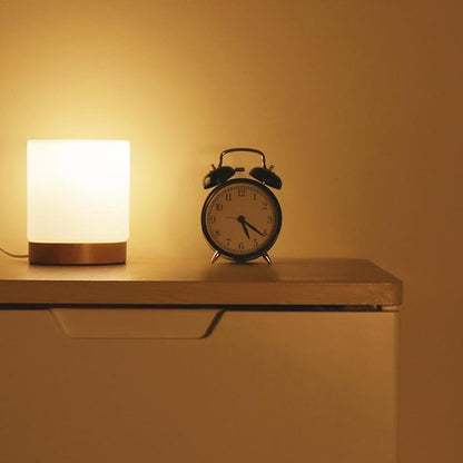 LumaTouch Mini – szklana lampa stołowa LED