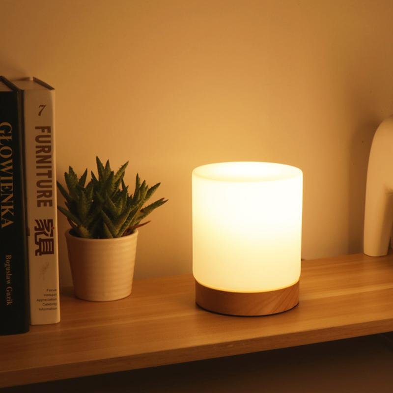 LumaTouch Mini – szklana lampa stołowa LED