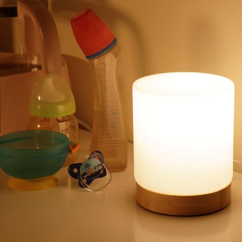 LumaTouch Mini – szklana lampa stołowa LED