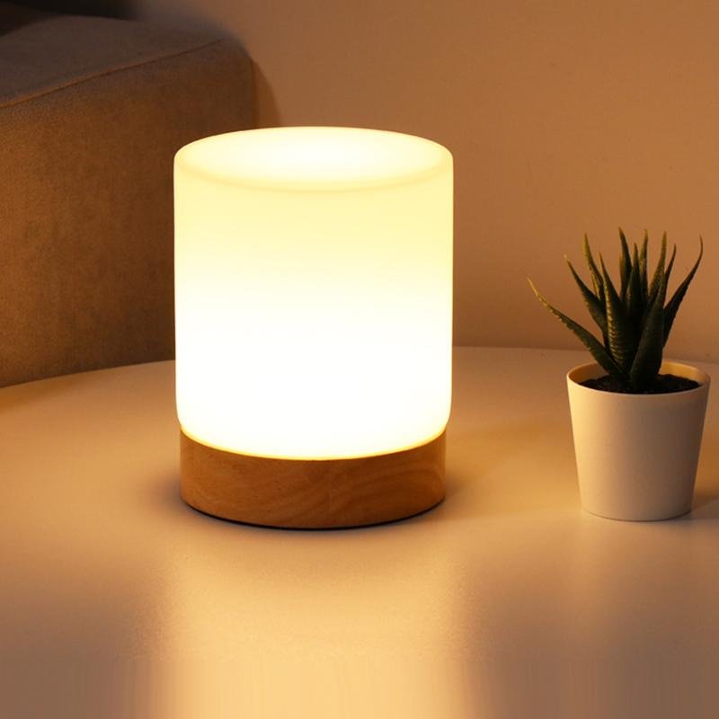 LumaTouch Mini – szklana lampa stołowa LED