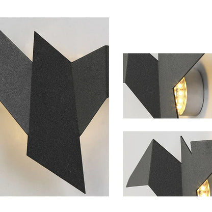LED Wall Light Origami Bird – artistic light in a lightweight form