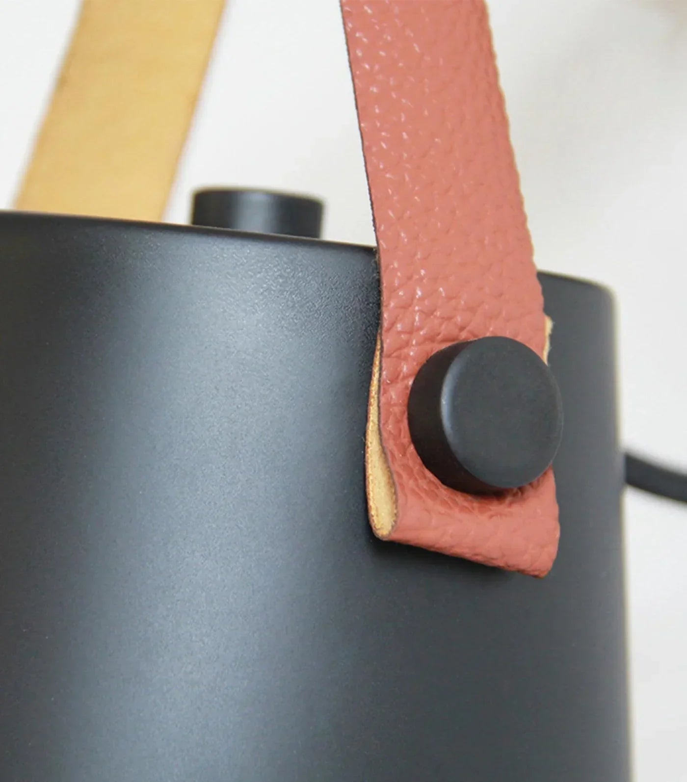 Nordlys wooden and leather wall lamp – Scandinavian minimalism