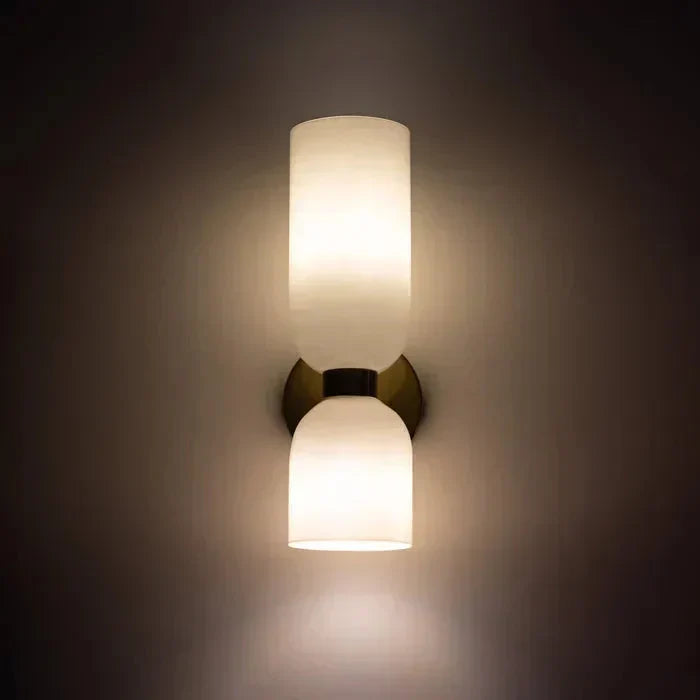 Aurum Smoke wall light with double illumination