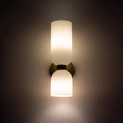 Aurum Smoke wall light with double illumination