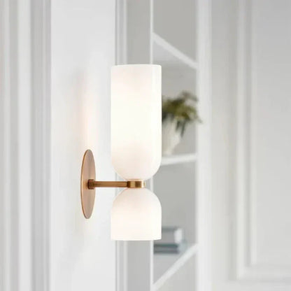 Aurum Smoke wall light with double illumination