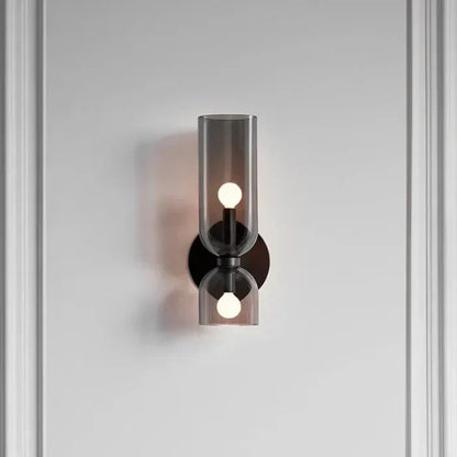 Aurum Smoke wall light with double illumination