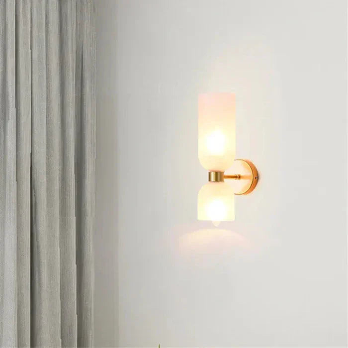 Aurum Smoke wall light with double illumination