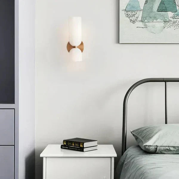 Aurum Smoke wall light with double illumination