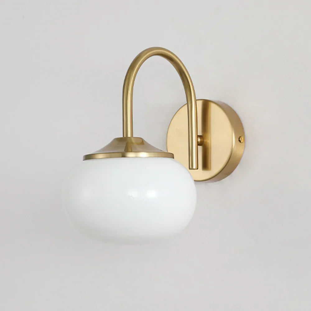 Nordic Globe Gold Wall Lamp