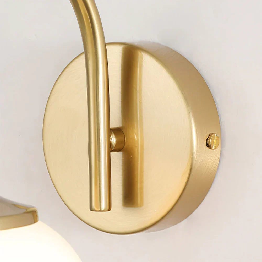 Nordic Globe Gold Wall Lamp