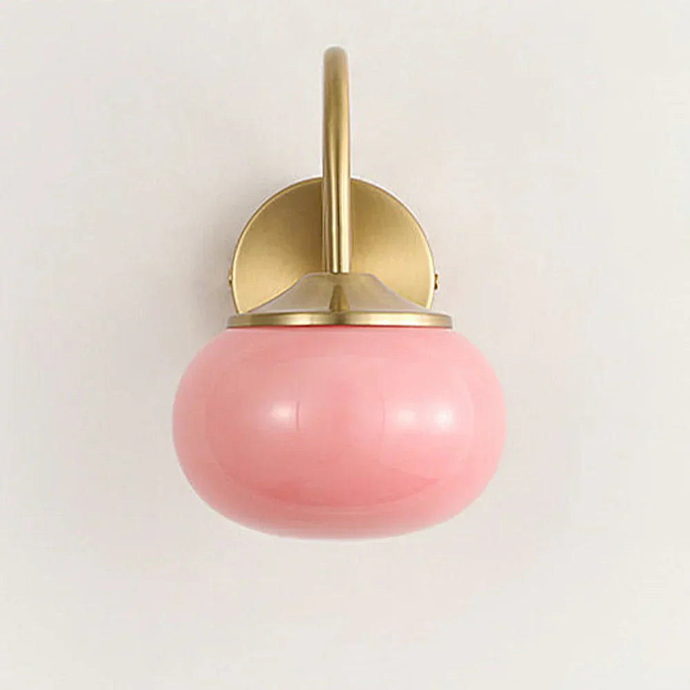 Nordic Globe Gold Wall Lamp