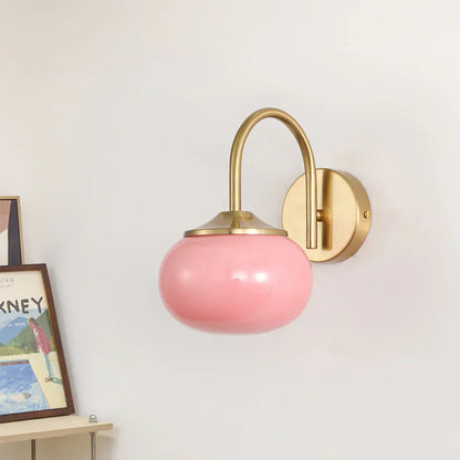 Nordic Globe Gold Wall Lamp