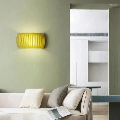 Ceramic LED wall light - modern decorative lighting with a soft glow