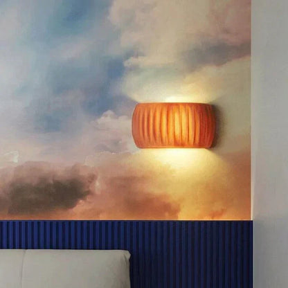 Ceramic LED wall light - modern decorative lighting with a soft glow