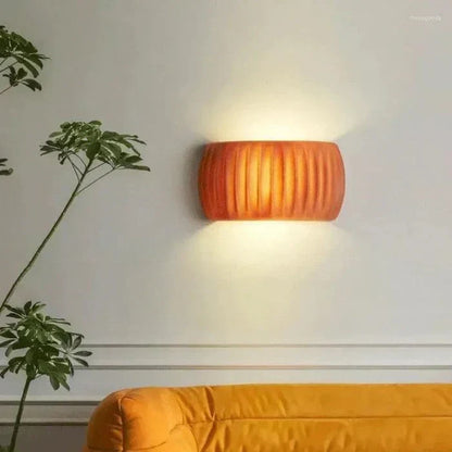 Ceramic LED wall light - modern decorative lighting with a soft glow