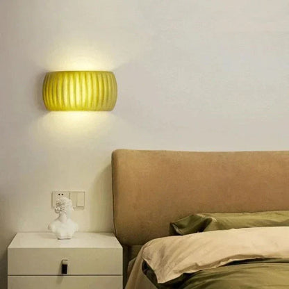 Ceramic LED wall light - modern decorative lighting with a soft glow