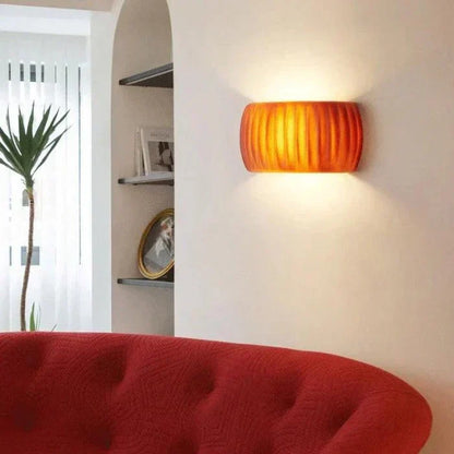 Ceramic LED wall light - modern decorative lighting with a soft glow