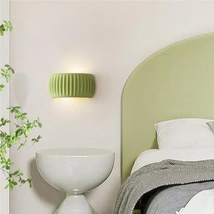 Ceramic LED wall light - modern decorative lighting with a soft glow