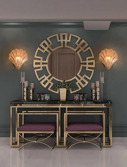 Pearl Shell Wall Lamp – sea-inspired elegance with warm light