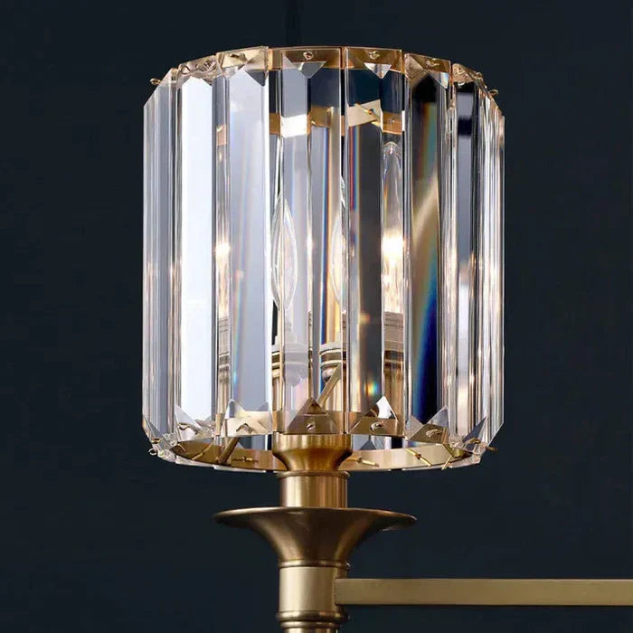 Crystal Glow Wall Lamp – exclusive elegance of crystal and gold